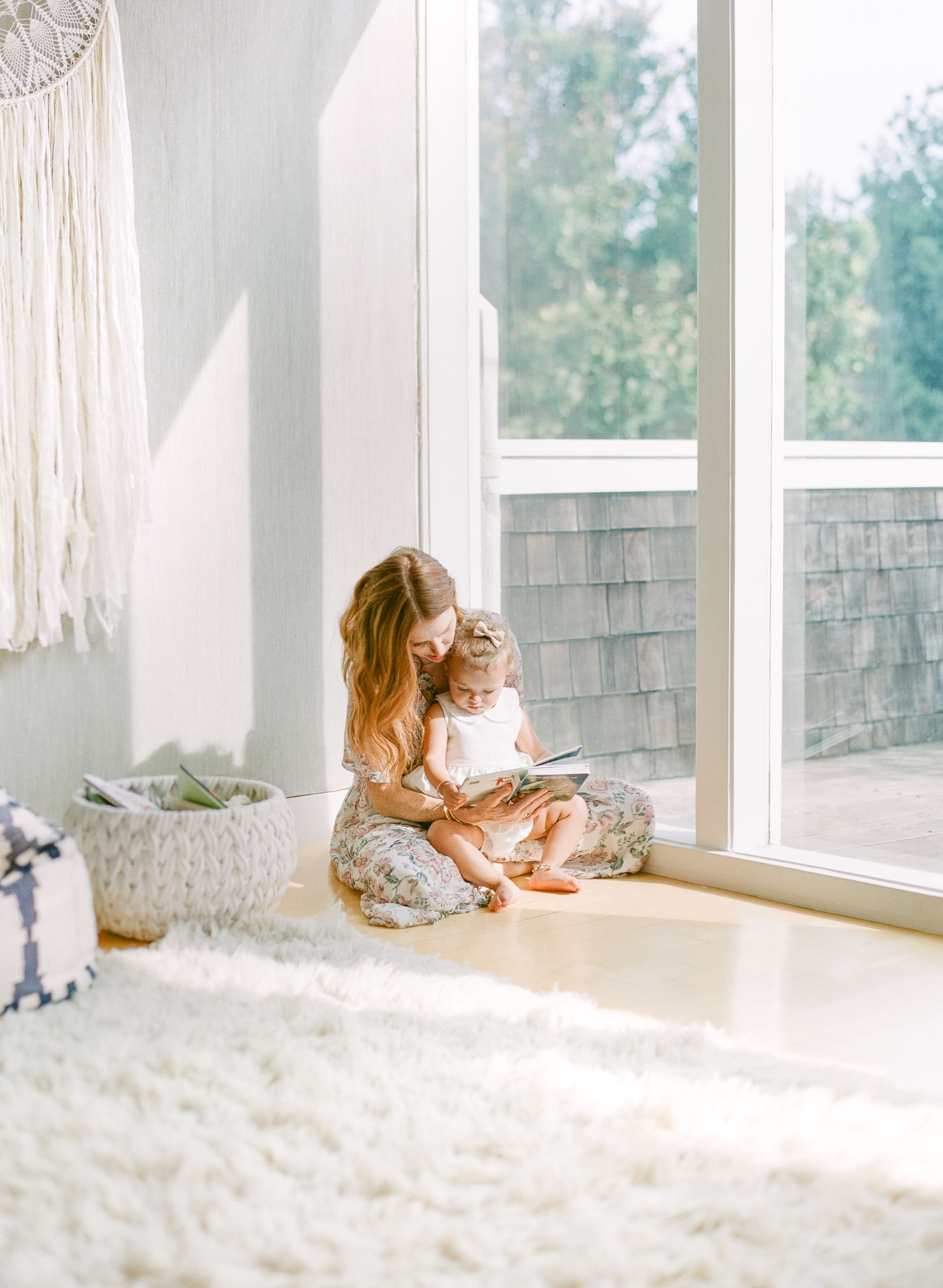 light-filled home, serena and lily, louise misha dresses, kent avenue photography, www.kentavenuephotography.com