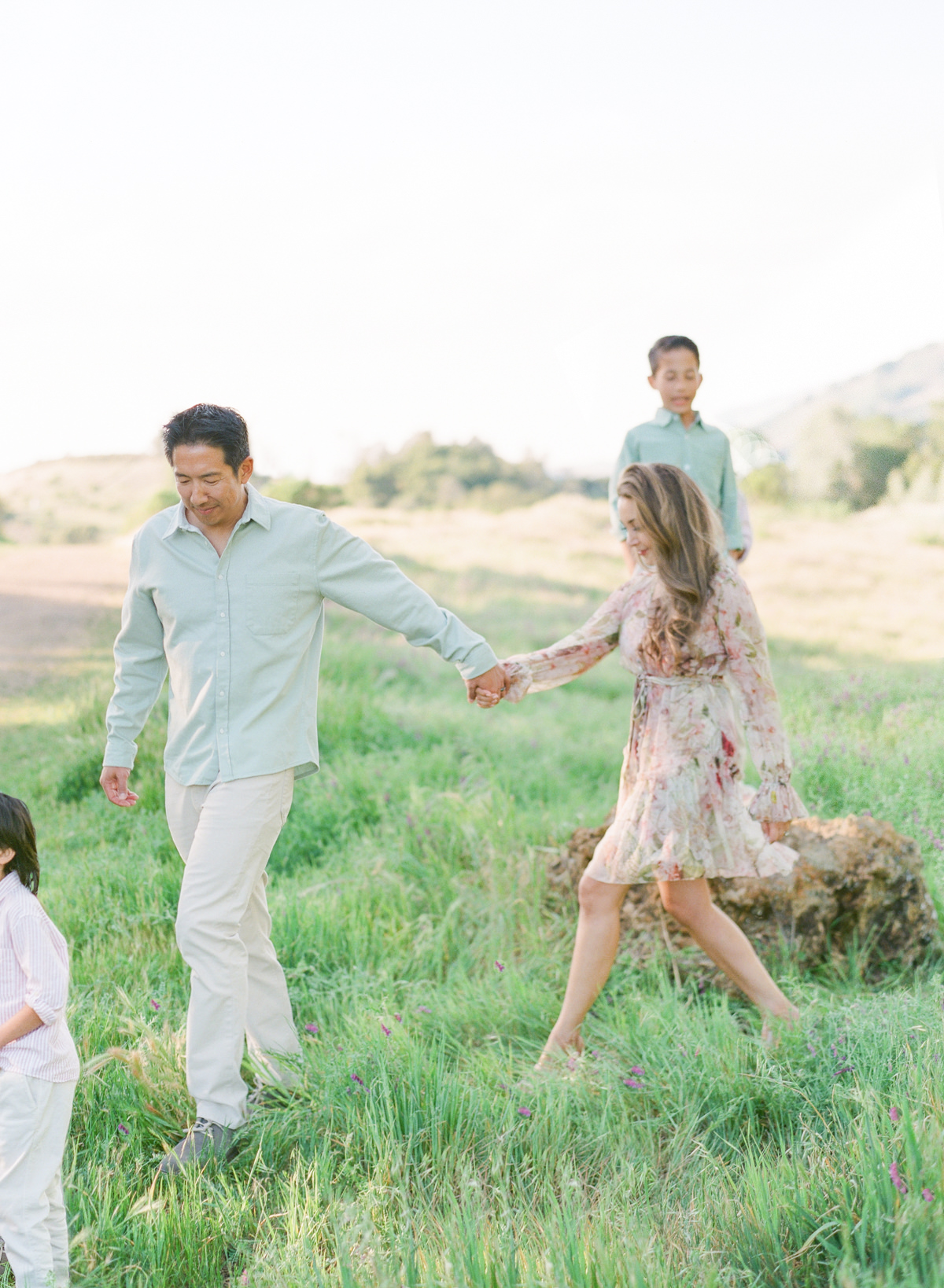Top San Francisco Bay Area Family Film Photographer Kent Avenue Photography, Spring Family Session, 