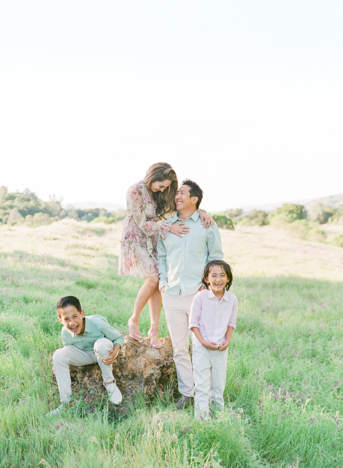 Top San Francisco Bay Area Family Film Photographer Kent Avenue Photography, Spring Family Session, 