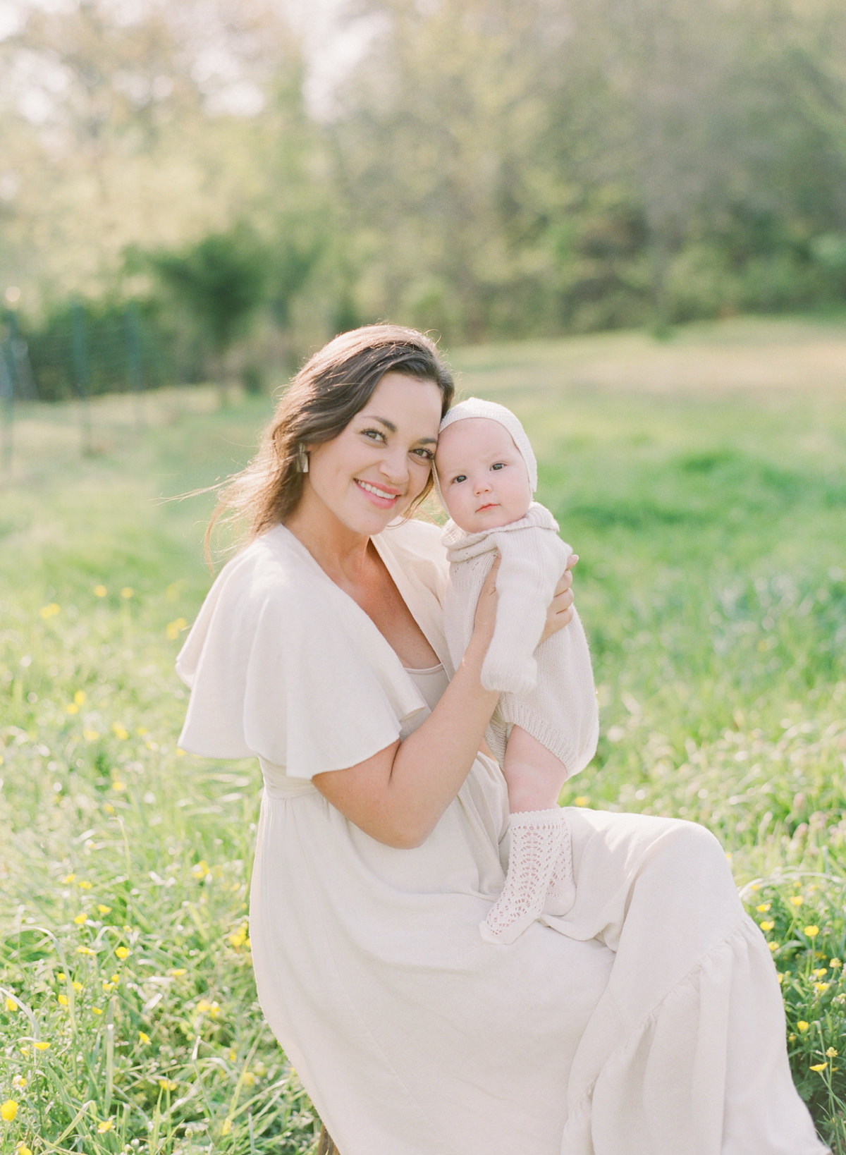 Kent-Avenue-Photography-Charlotte-Newborn-Photographers-On-Film-Mom-and-Baby-Cheek-to-cheek