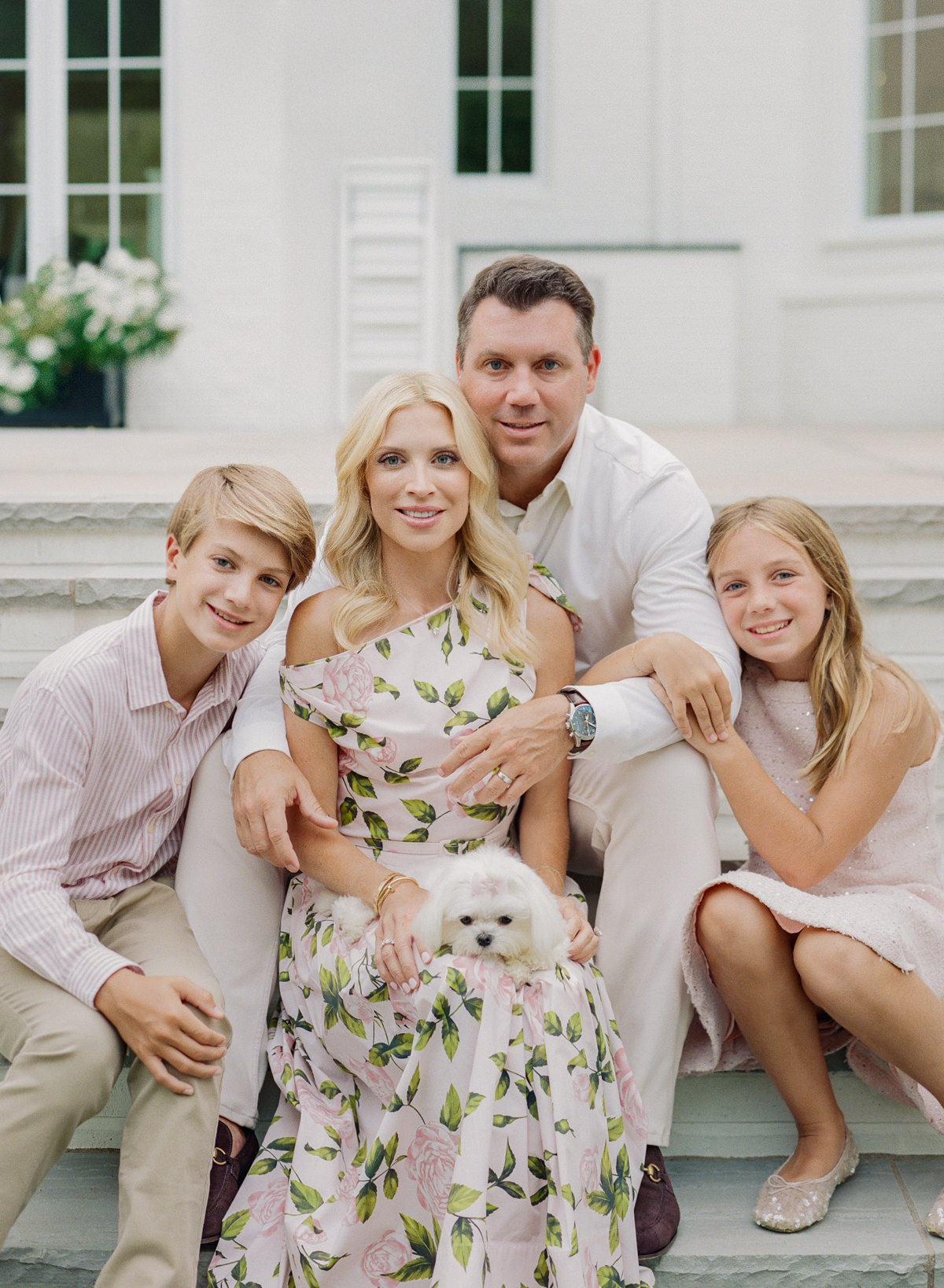 Timeless Charlotte family portrait photographed on medium format film